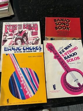Learn To Play Banjo, lot of 4 instructional books